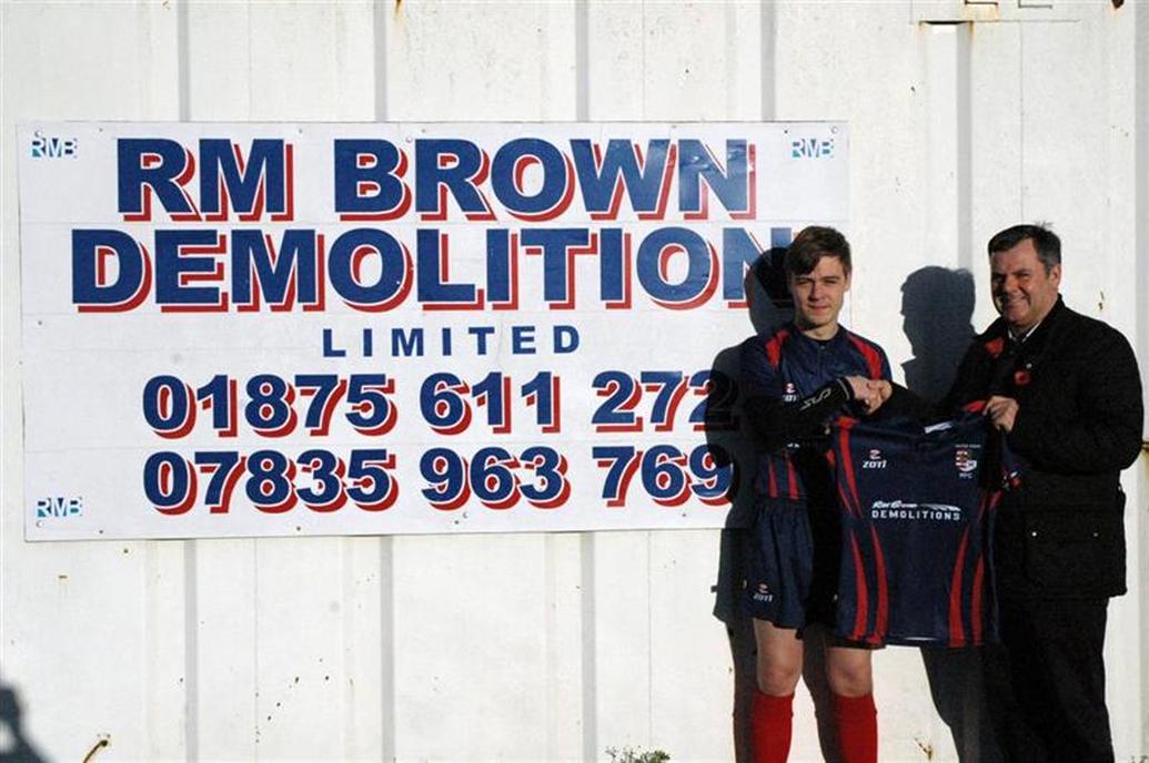 Contact R.M. Brown Demolitions: 01875 611 272