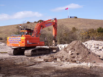 Meadowmill, East Lothian council demolition