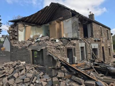 demolish a building in edinburgh