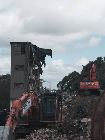 demolishing building in edinburgh